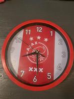 Ajax klok, Ophalen of Verzenden, Zo goed als nieuw, Analoog, Wandklok