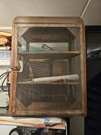 oud frans vliegenkastje sober stoer, Ophalen, Gebruikt, 50 tot 100 cm, Minder dan 100 cm