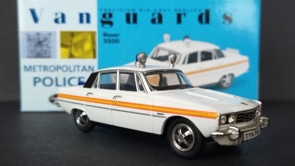 Rover 3500 police Traffic Car 1:43 Vanguards Pol, Auto, Nieuw, Info@corgiclassics.co.uk, Le19 1rl Leicester uk