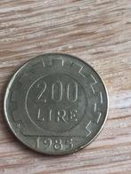 Italië 200 Lire 1985, Postzegels en Munten, Munten | Europa | Niet-Euromunten, Ophalen of Verzenden