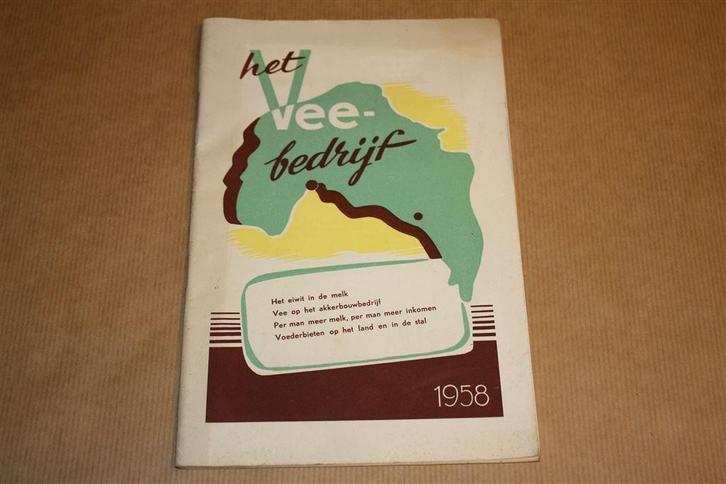 Het Veebedrijf - Jaarboek 1958, Boeken, Geschiedenis | Vaderland, Gelezen, 20e eeuw of later, Ophalen of Verzenden