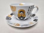 # PPD Cappucino kop met schotels met Matroesjka- Baboesjka, Huis en Inrichting, Keuken | Servies, Ophalen of Verzenden, Zo goed als nieuw
