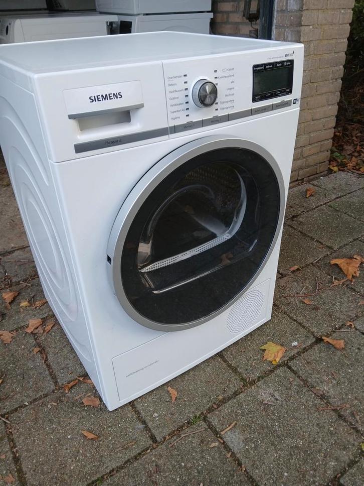 Siemens iQ800 Warmtepompdroger 9kg A++ wifi! Nette Staat!, Witgoed en Apparatuur, Wasdrogers, Gebruikt, Condens, Voorlader, 8 tot 10 kg