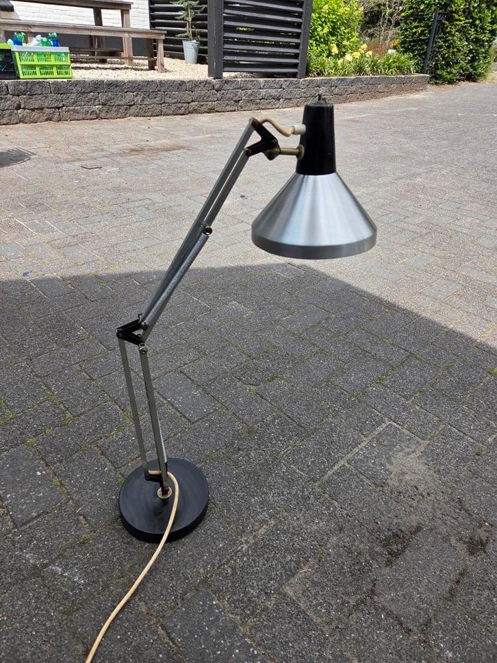 Vintage Hala Zeist bureaulamp, Huis en Inrichting, Lampen | Tafellampen, Gebruikt, Minder dan 50 cm, Metaal, Ophalen of Verzenden