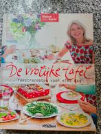De Vrolijke Tafel - Koken met Karin, Karin Luiten, Tapas, Hapjes en Dim Sum, Ophalen of Verzenden, Zo goed als nieuw