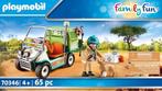 Playmobil family fun dierenverzorger met voertuig - 70346, Ophalen of Verzenden, Complete set