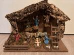 Mooie Kerststal met Figuren, Antiek en Kunst, Ophalen of Verzenden