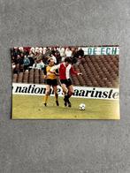 Feyenoord  (van Hanegem) - NAC (Smits) wedstrijd foto, Verzamelen, Ophalen of Verzenden, Feyenoord, Spelerskaart