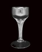 Georgisch mixed air twist wijnglas c170, Antiek en Kunst, Ophalen of Verzenden