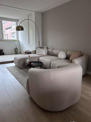 Westwing Sofia Lichtbeige Zithoek beschikbaar voor biedingen