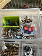 Installatie materiaal met soldeerfles en tang, Ophalen, Gebruikt