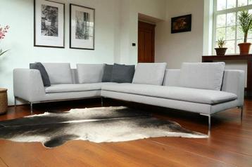 Design hoekbank B&B Italia Charles grijs beschikbaar voor biedingen