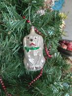 oude kerstbal hond groene halsband, Diversen, Kerst, Gebruikt, Ophalen of Verzenden