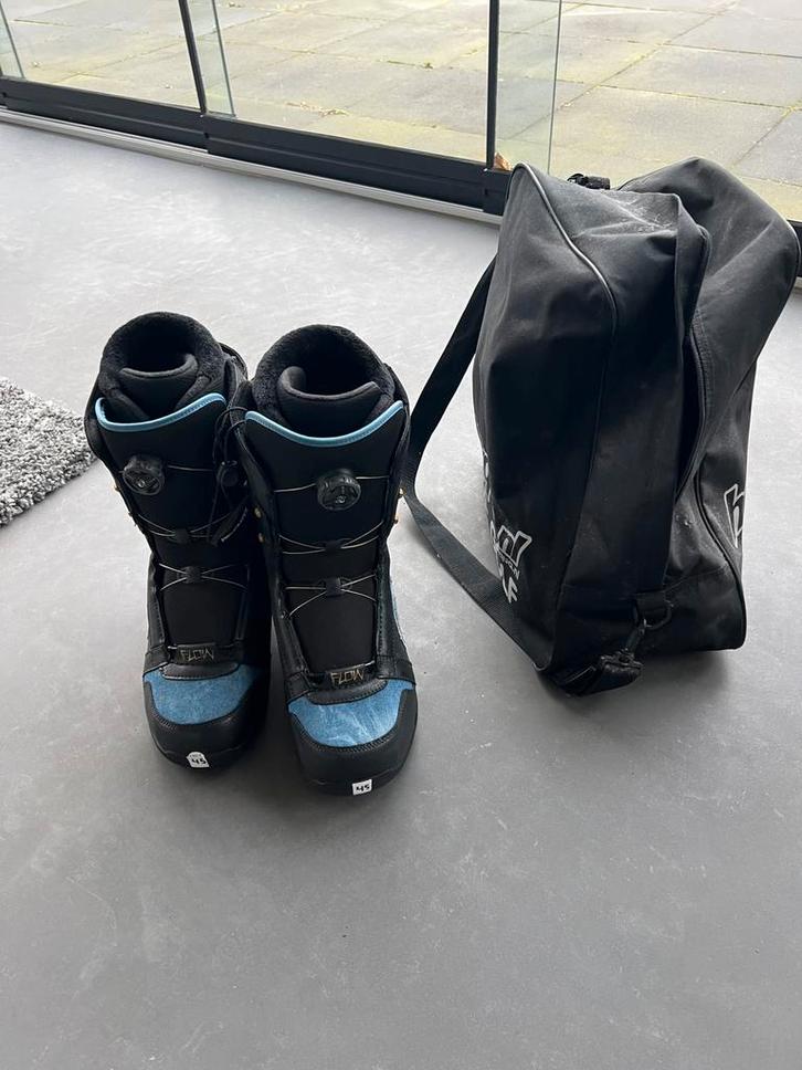 Nieuw! Flow Rival Snowboard Boots Maat 45+Tas–Nooit Gebruikt, Sport en Fitness, Snowboarden, Nieuw, Schoenen, Ophalen