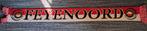 Feyenoord sjaal feyenoord 100 jaar 1908-2008, Ophalen of Verzenden, Zo goed als nieuw, Feyenoord, Vaantje of Sjaal