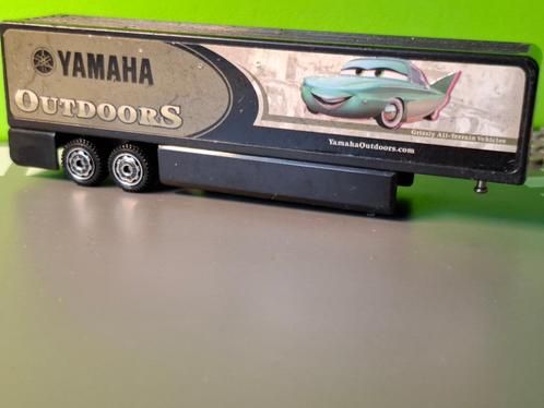 Matchbox - Long Box Trailer Asada Yamaha [zwart] 1/90, Hobby en Vrije tijd, Modelauto's | Overige schalen, Gebruikt, Bus of Vrachtwagen