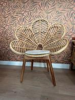 Leo & Moon, rotan bloemstoel, Ophalen, Riet of Rotan, Bruin, Bohemian