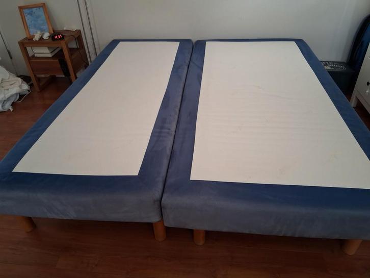 Dubbele boxspring 180x200 electrisch verstelbaar, Huis en Inrichting, Slaapkamer | Bedden, Gebruikt, Tweepersoons, Overige maten