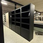 vakken kast zwart 220x80cm hotel chique, Antiek en Kunst, Antiek | Meubels | Kasten, Ophalen