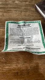 Veiligheidsbril uit 1994 met stralingstest rapport, Antiek en Kunst, Curiosa en Brocante, Ophalen of Verzenden