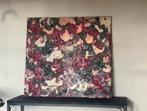 Acryl op doek, warme kleuren met acryl. “Roses”, Ophalen of Verzenden