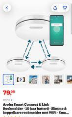 Slimme rookmelder met 10 jaar batterij, Ophalen, Detector, Sensor of Melder, Nieuw, Rook