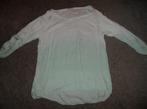 In goede staat: damesshirt (wit/groen) van FAME, maat L, Maat 42/44 (L), Ophalen of Verzenden, Zo goed als nieuw, Lange mouw