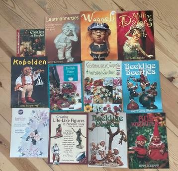 76 diverse fimo (klei) boekjes beschikbaar voor biedingen
