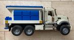 Bruder Mack strooiwagen, Kinderen en Baby's, Speelgoed | Speelgoedvoertuigen, Verzenden, Gebruikt