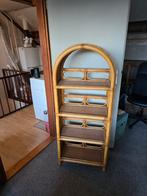 Rotan kast met 4 Planken, Ophalen, Vintage