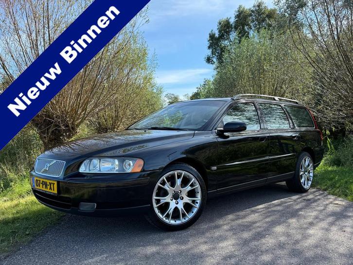 Volvo V70 2.4 Kinetic Automaat Leder-INT Airco Navi Nap Goed, Auto's, Volvo, Bedrijf, Te koop, V70, ABS, Airbags, Airconditioning