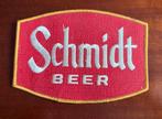 Grote vintage patch “Schmidt Beer”, ongebruikt., Ophalen of Verzenden, Zo goed als nieuw, Overige typen, Overige merken