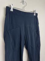Woman by Earn travelstof cargo broek donkerblauw maat 34 xs, Blauw, Woman by Earn, Ophalen of Verzenden, Zo goed als nieuw