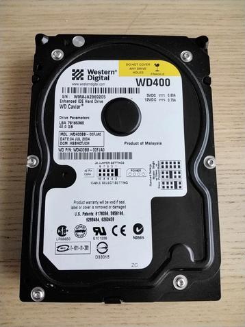 40 GB IDE 40 pins harde schijf Western Digital  beschikbaar voor biedingen