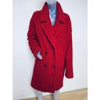 Claudia Strater rode teddy mantel - 42, Kleding | Dames, Jassen | Winter, Ophalen of Verzenden, Zo goed als nieuw, Maat 42/44 (L)