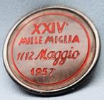 1000 Miglia broche van de 24e Mille Miglia in 1957, Verzamelen, Transport, Gebruikt, Speldje of Pin, Verzenden