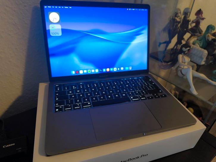 Uitstekende MacBook Pro M1, Computers en Software, Apple Macbooks, Zo goed als nieuw, MacBook Pro, 13 inch, 3 tot 4 Ghz, 256 GB
