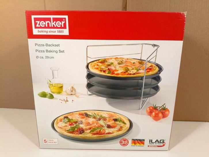 Zenker Pizza Bakset - Nieuw in doos!, Tuin en Terras, Barbecue-accessoires, Nieuw, Ophalen