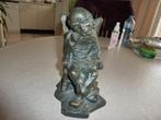 oud brocant beeld man in stoel, Antiek en Kunst, Ophalen of Verzenden