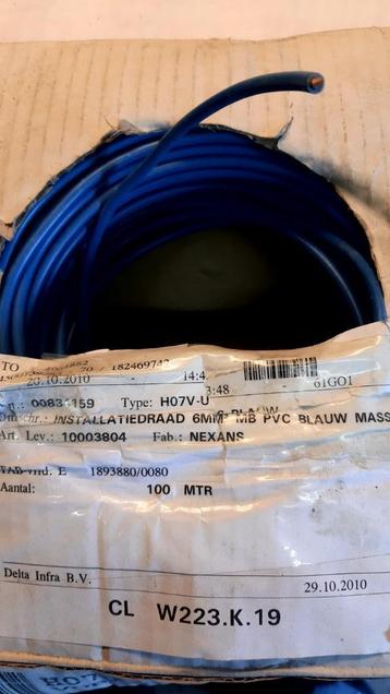 Vd draad 6 mm2 beschikbaar voor biedingen