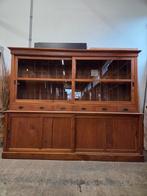 Prachtige massief teakhouten winkelkast / buffetkast, Ophalen, Zo goed als nieuw, X, X