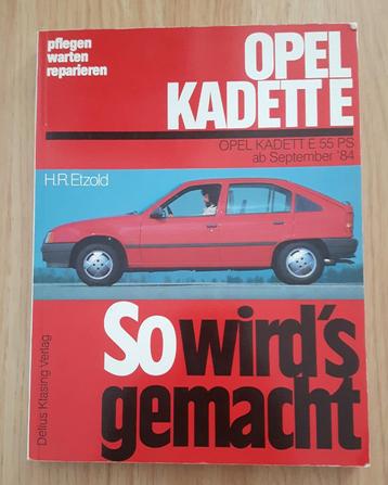 Opel Kadett boek beschikbaar voor biedingen