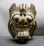 Tribal masker MQ5 origineel antiek oud Topeng Barong Demoon, Antiek en Kunst, Kunst | Niet-Westerse kunst, Ophalen of Verzenden