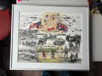 Herinneringsprint van schilderij 70 jaar Market Garden, Verzamelen, Militaria | Tweede Wereldoorlog, Nederland, Ophalen of Verzenden