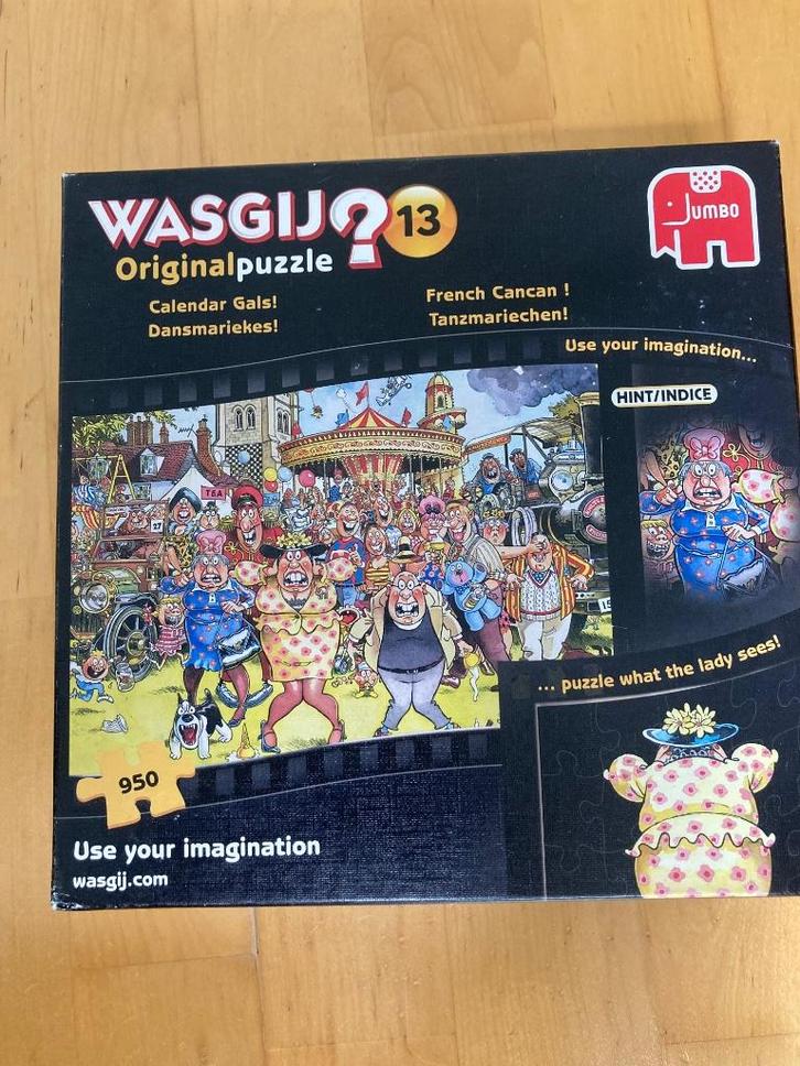 Puzzel Wasgij Original Puzzle 13 Calendar Gals/Dansmariekes!, Hobby en Vrije tijd, Denksport en Puzzels, Gebruikt, Legpuzzel, 500 t/m 1500 stukjes