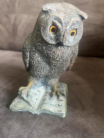 Vintage Beeldje Uil jaren 70 Polyresin. beschikbaar voor biedingen