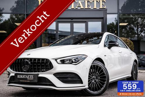 Mercedes CLA-klasse 250e AMG|PANO|CAMERA|SFEERV.|45S PAKKET, Auto's, Mercedes-Benz, Bedrijf, CLA, 360° camera, ABS, Achteruitrijcamera