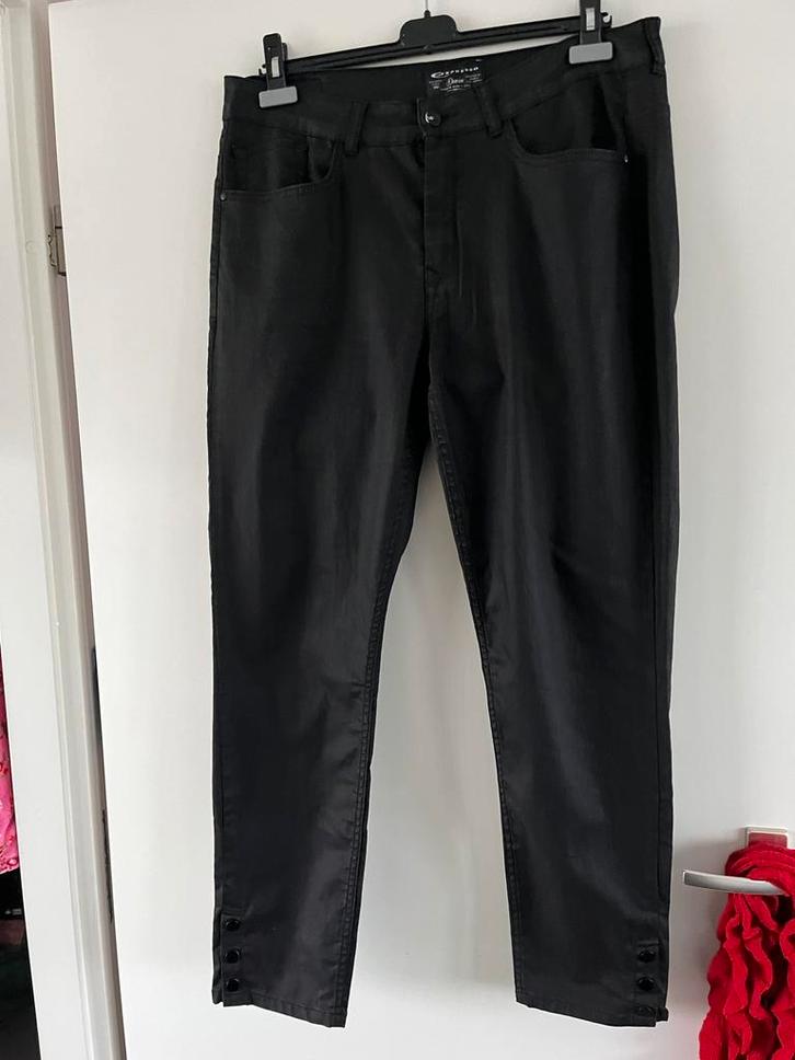 Luxe Zwart antraciet spijkerbroek Rek Expresso mt 44 L zgan, Kleding | Dames, Broeken en Pantalons, Zo goed als nieuw, Maat 42/44 (L)