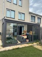 Aluminium overkapping 5x3 met zonwering, Tuin en Terras, Ophalen, Zo goed als nieuw, Serre