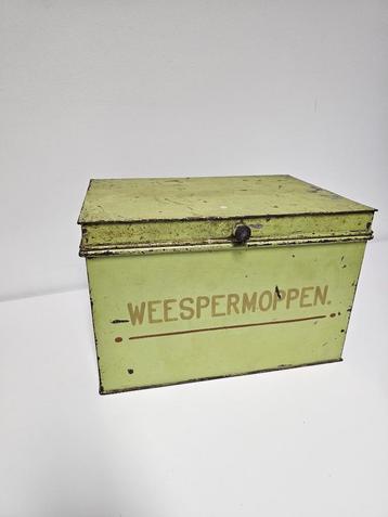 Weespermoppen vintage blik  voor €45,-! beschikbaar voor biedingen